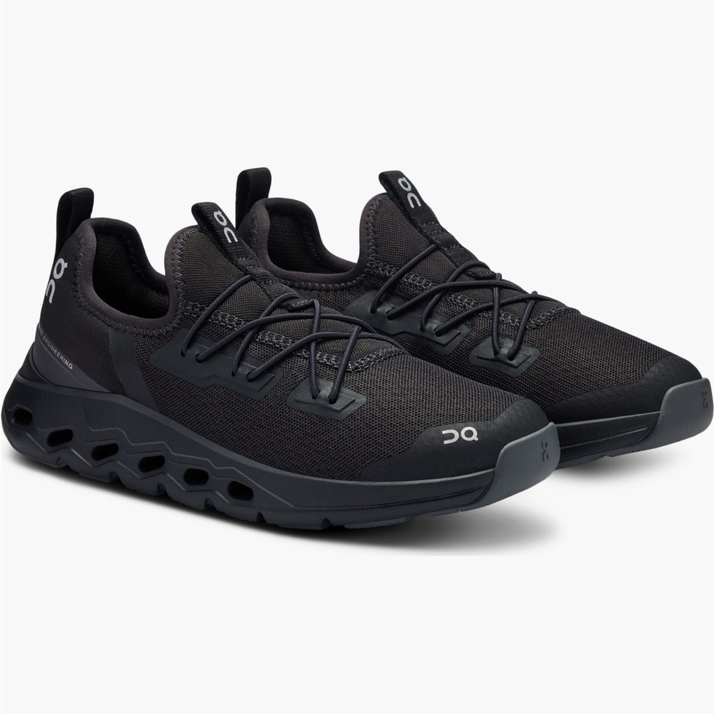 On Cloudleap Kids’ Running Shoes Sneakers All Black Sizes 1 & 2 NIB